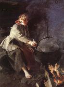 Anders Zorn In the Cookhouse china oil painting reproduction